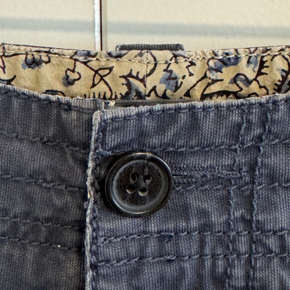 Brooks Brothers Mens Cargo Shorts Navy Blue 100% Cotton W36 Casual Preppy - Picture 2 of 6
